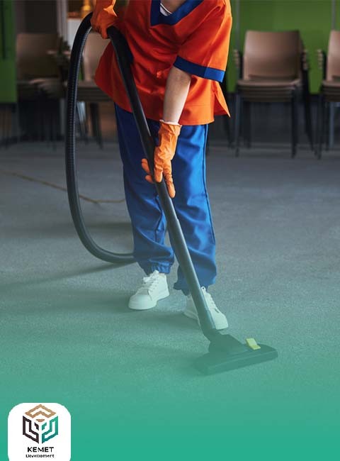 Carpet & Upholstery Cleaning for an Office in New Cairo